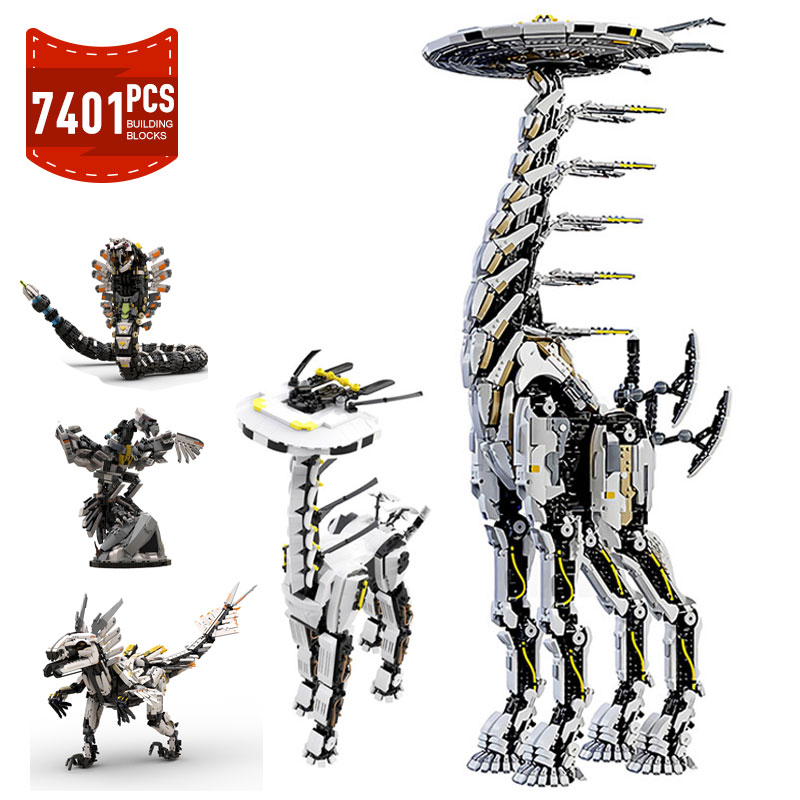 Cobra Extruder - 新しい MOC 長首獣蛇アクションフィギュアビルディングブロック機械モンスターメカコンストラクターレンガおもちゃギフト