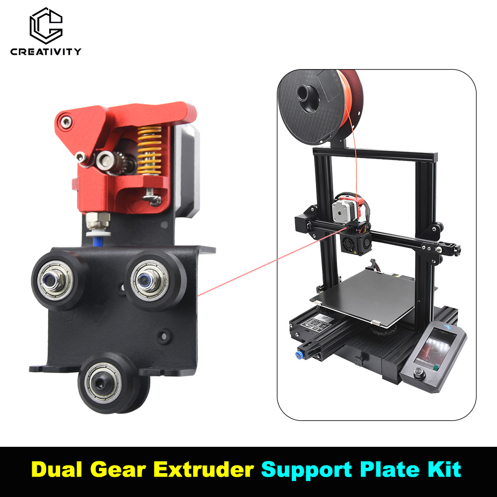 デュアルギア直接ドライブ押出機サポートプレートキット,End - 3D Printer Stand のレビューと価格