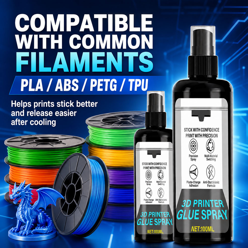 100/200ml 強力3Dプリンター用接着スプレー - P - Abs Filament のレビューと価格