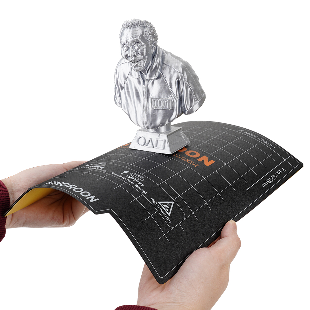 KINGROONフレキシブル磁気ヒートベッド 180x180 - 3D Printer Stand のレビューと価格