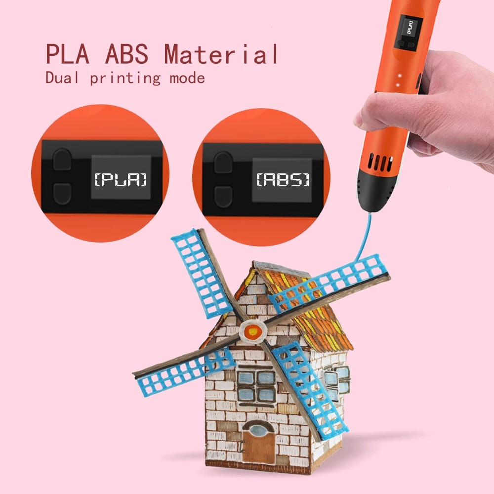 QCREATE 3D 印刷ペン 1.75 ミリメートル PL - Abs Filament のレビューと価格