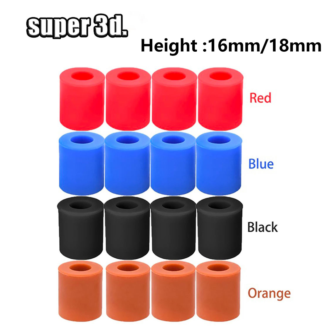 ホットベッドレベリングシリコン電源,4/8/20ピース,3D - 3D Printer Stand のレビューと価格