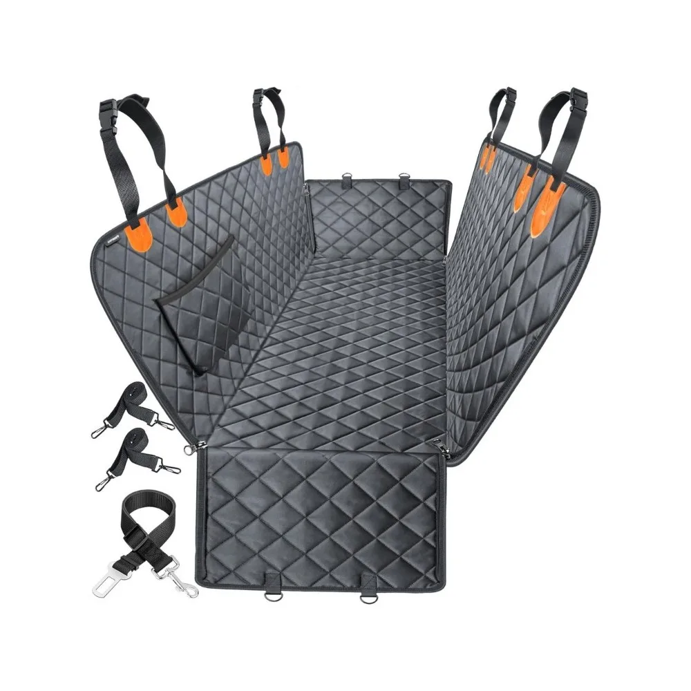 防水・防汚ペットカーシートカバー、後部座席用ドッグマット、滑 - Carriage Bed のレビューと価格