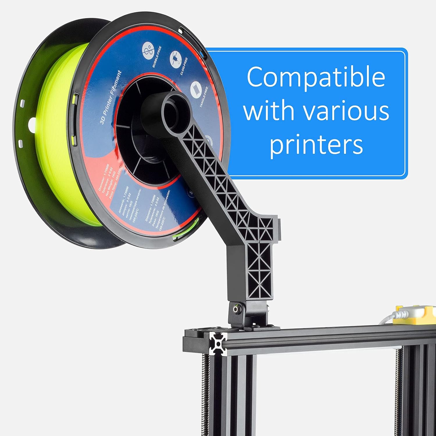 Creality 3Dプリンター用フィラメントスプールホルダ - Abs Filament のレビューと価格