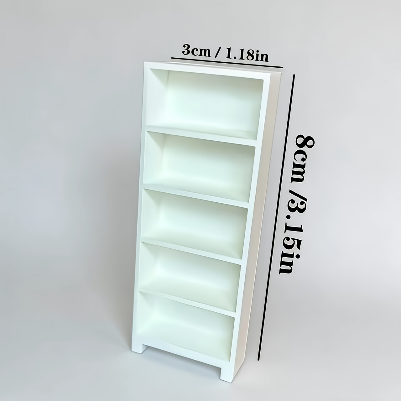 3Dプリント製ミニブックシェルフモデルオーナメント1個、5段 - 3D Printer Stand のレビューと価格